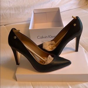 Black Calvin Klein heels